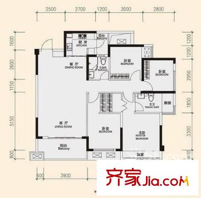 果品公司宿舍戶型圖QQ截圖20140401095247 4室2廳2衛(wèi)1廚
