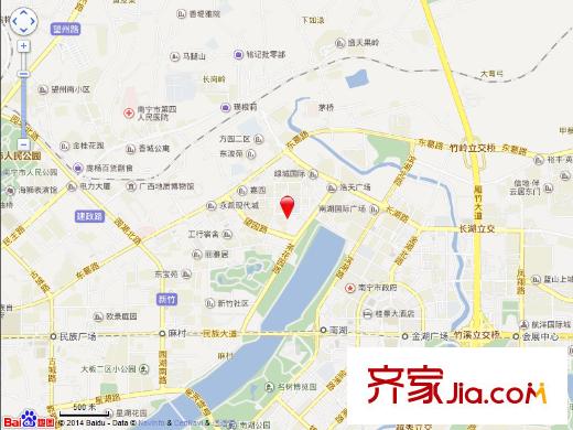 廣西新聞中心綜合大樓交通圖