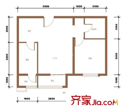 百色大廈 4室 戶型圖