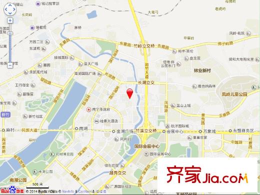 南寧市供電局南湖小區(qū)交通圖