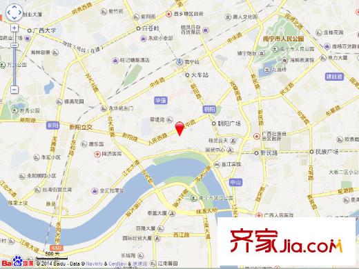 解放路商品房交通圖 