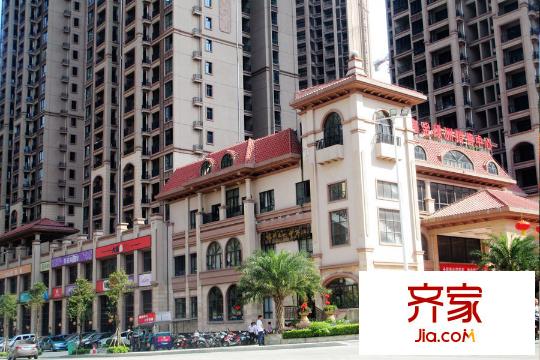 昌泰鑫金綠洲售樓部外景(2015-3)