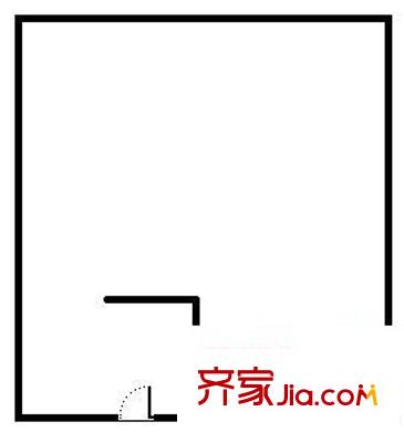 亞航財富中心 2室 戶型圖