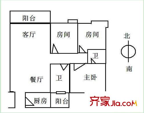 國有高峰林場廂竹小區(qū)戶型圖5 