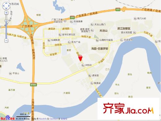 江郡交通圖