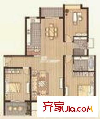 金信苑 3室 戶型圖