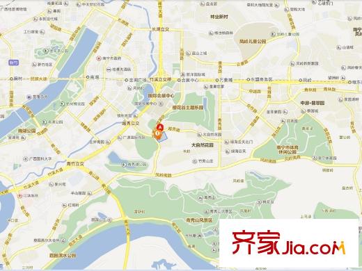 鑫龍小區(qū)交通圖
