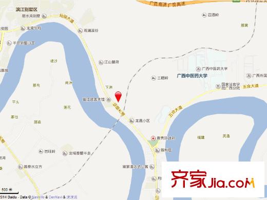 星河蘭亭交通圖1