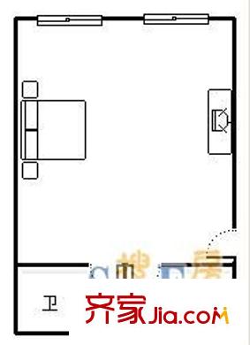 10+1商業(yè)廣場住宅戶型圖10+1商業(yè)大道 1室 戶型圖 1室1衛(wèi)1廚