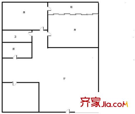 泰安大廈 3室 戶型圖