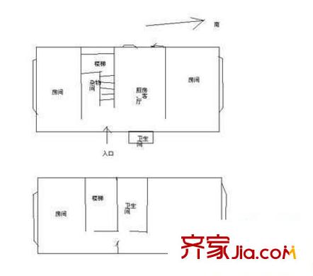 金信苑 3室 戶型圖