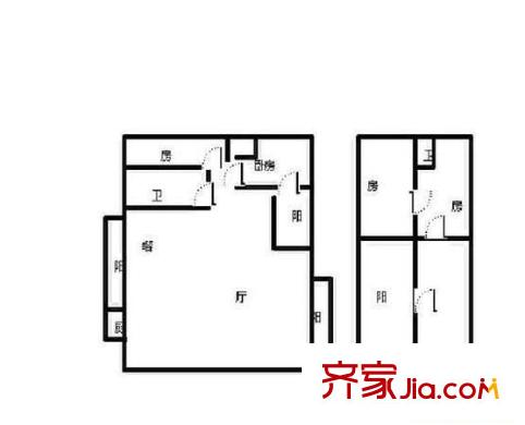 鑫龍小區(qū) 4室 戶型圖
