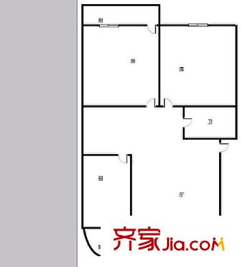 華興園 2室 戶型圖