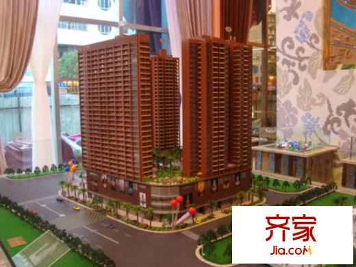 融昌邕江銀座實(shí)景圖項(xiàng)目沙盤