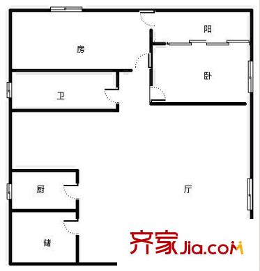 泰安大廈 3室 戶型圖