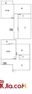泰安大廈 5室 戶型圖