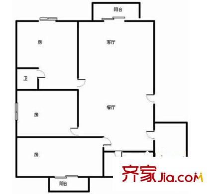社保宿舍  3室