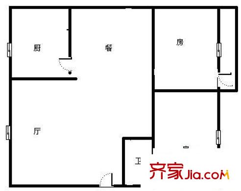 永嘉公寓 2室 戶型圖
