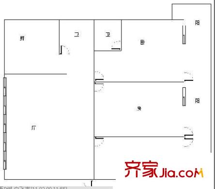 東寶園小區(qū)戶型圖東寶路翠園巷8號(hào) 3室 戶型圖 3室2廳1衛(wèi)1廚