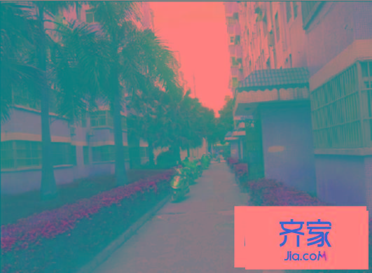 北湖小區(qū)外景圖 