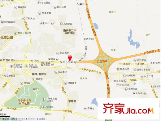 第一大道東方華府交通圖