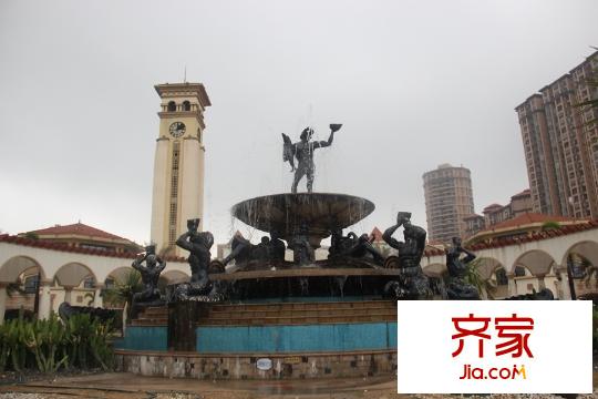 龍光陽(yáng)光海岸售樓部門(mén)前景觀（2015-01-28）