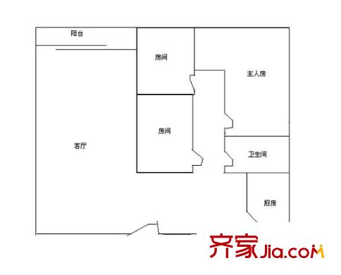 東盟世紀(jì)村 3室 戶型圖
