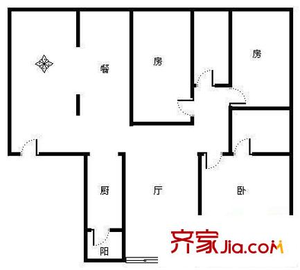 東盟世紀(jì)村 3室 戶型圖
