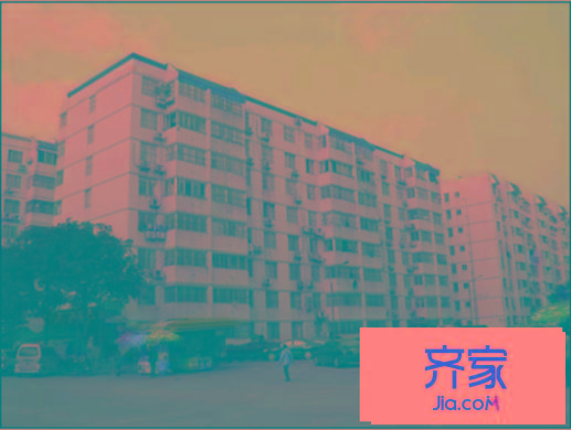 北湖小區(qū)外景圖 