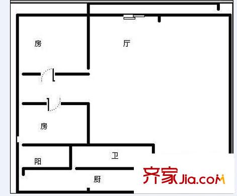 世紀(jì)家園 2室 戶型圖