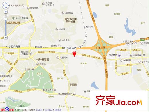 江景華廷交通圖 