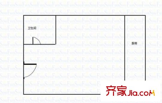 摩根國際 0室 戶型圖