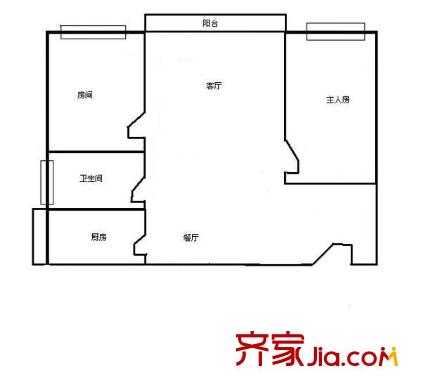 東盟世紀(jì)村 3室 戶型圖