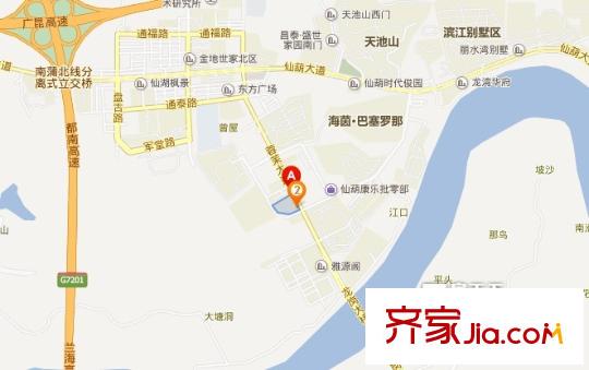 潤(rùn)和谷交通圖
