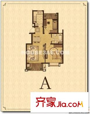 潤和谷 2室 戶型圖