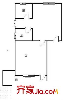 新世紀花園戶型圖1室1廳1衛(wèi) 1室1廳1衛(wèi)1廚