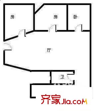 安秀小區(qū)戶型圖秀安小區(qū) 3室 戶型圖 3室2廳1衛(wèi)1廚