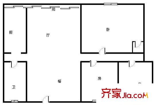 陽(yáng)光100城市廣場(chǎng) 3室 戶型圖