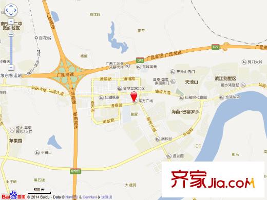 東方廣場(chǎng)交通圖