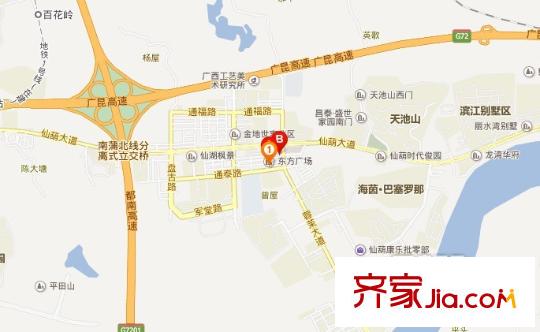 東方廣場(chǎng)交通圖