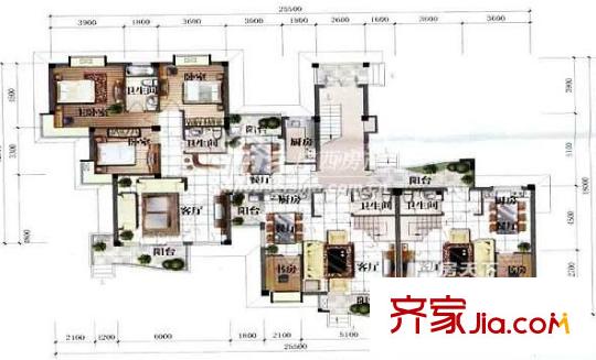 大自然花園戶型圖