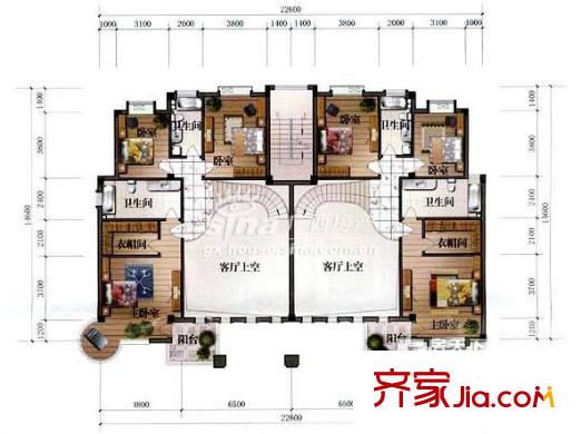 大自然花園戶型圖