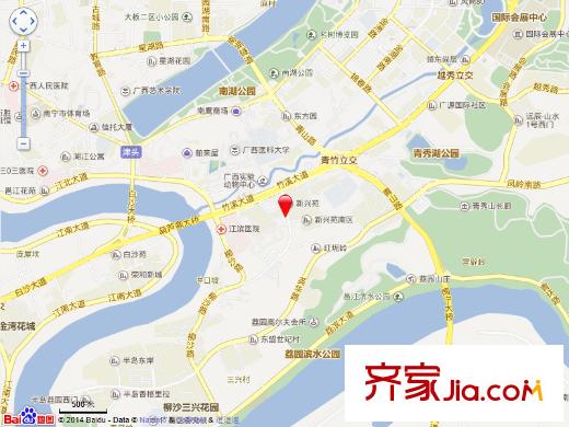 竹溪新新家園交通圖
