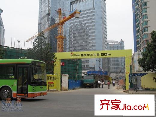 金旺角配套圖售樓部從這兒走