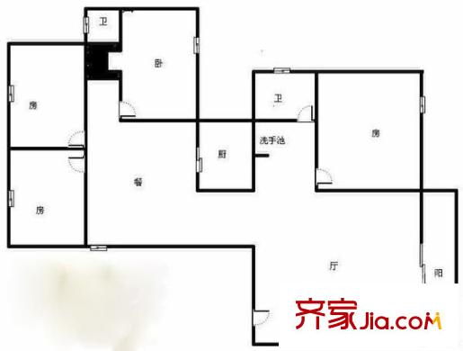 秀山花園 0室 戶型圖
