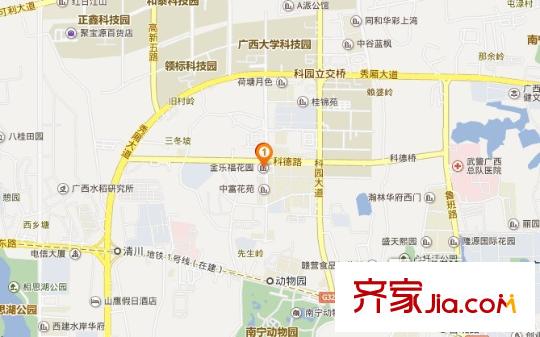 金樂福花園交通圖