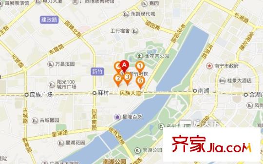 新竹小區(qū)交通圖