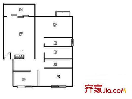 潤(rùn)和谷 3室 戶型圖