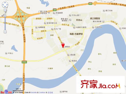 潤(rùn)和谷交通圖