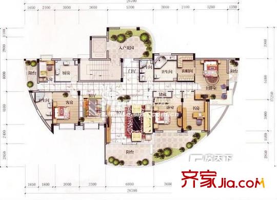 大自然花園戶型圖